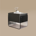Load image into Gallery viewer, Sleek Smart Nightstand with Acrylic Base and Motion Sensor LED Lighting
