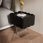 Load image into Gallery viewer, Art-Inspired Smart Nightstand with Curved Design and Motion Sensor LED Light
