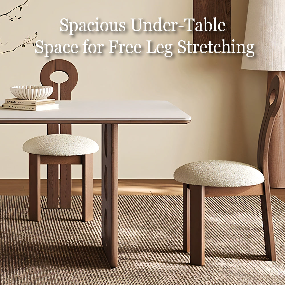 62.9'' Dining Table Modern Design Elegant Appearance Spacious Surface for Dining and Gathering