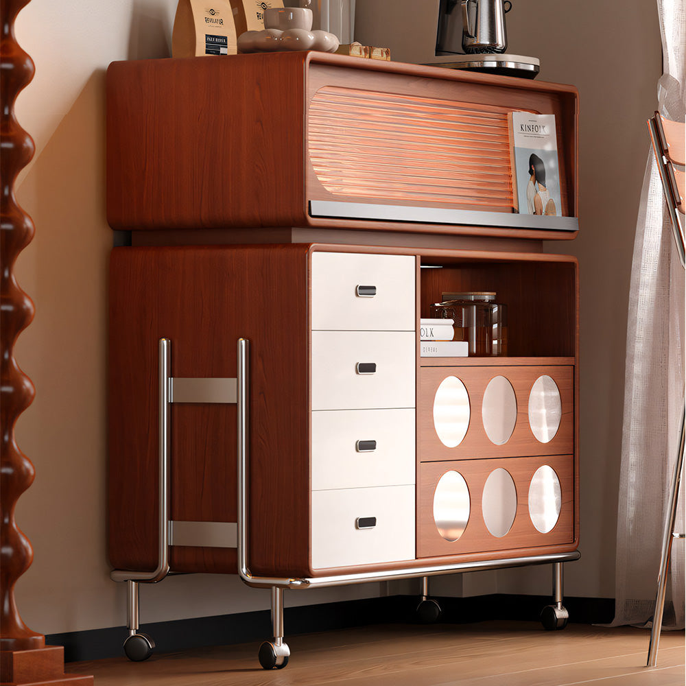 Versatile Rolling Kitchen Organizer Cart with Wheels