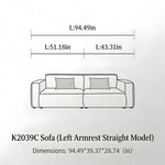 Load image into Gallery viewer, Modern Modular Washable Fabric Sectional Sofa
