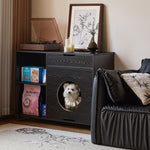 Load image into Gallery viewer, Modern Pet House Side Cabinet Wooden Storage End Table Multi Functional Design
