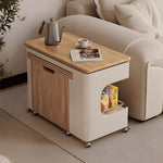 Load image into Gallery viewer, Modern Multi-Functional Coffee Table with Foldable Lift-Top Rotatable &amp; Extendable Design
