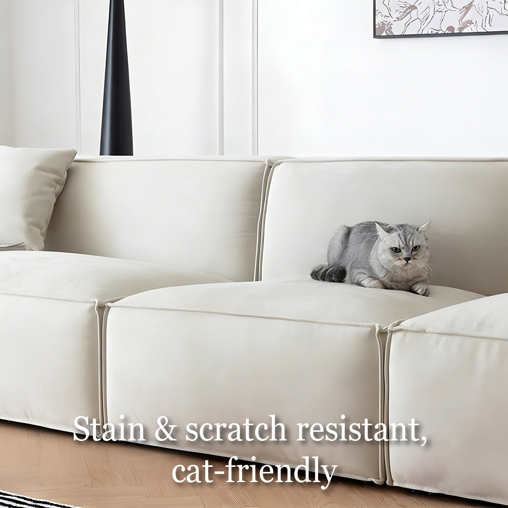 Modern Modular Washable Fabric Sectional Sofa