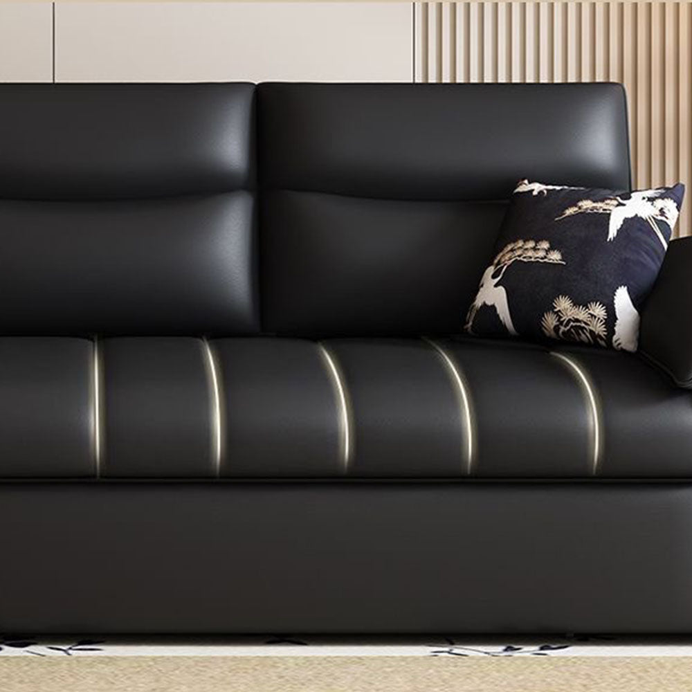 89.7'' Cat Scratch-Resistant Sofa Bed Hidden Storage Convertible Design Durable Comfort