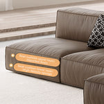 Load image into Gallery viewer, Modern Modular Top-Grain Leather Sectional Sofa
