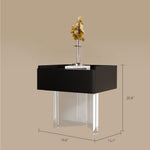 Load image into Gallery viewer, Luxury Smart Nightstand Bedside Table with Scratch-Resistant Leather &amp; LED Lighting
