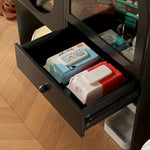 Load image into Gallery viewer, Modern Arched Pet Storage Cabinet Cat House Feeding Station Multi Functional Storage Unit
