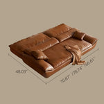 Load image into Gallery viewer, Modern Faux Leather Foldable Sofa Bed Minimalist Comfort for Contemporary Living
