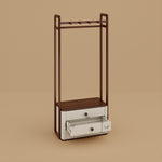 Load image into Gallery viewer, Coat Rack with Storage Drawers Modern Minimalist Design Versatile Hanging Storage Solution
