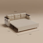 Load image into Gallery viewer, 83'' Modern Convertible Sofa Bed with Storage Contemporary Upholstered Sleeper Sofa
