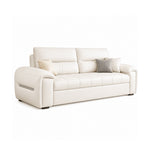 Load image into Gallery viewer, Modern Faux Leather Sofa Bed with Storage Convertible Couch for Living Room

