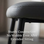 Load image into Gallery viewer, Modern Upholstered Dining Chair Minimalist Curved Back Soft Seat Accent Chair with Metal Legs

