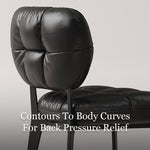 Load image into Gallery viewer, Modern Upholstered Dining Chair with Cushioned Tufted Backrest 2 Piece
