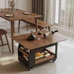 Load image into Gallery viewer, Lift Top Coffee Table with Hidden Storage and Rolling Wheels Modern Multifunctional Design for Living Room
