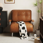 Load image into Gallery viewer, Modern Faux Leather Convertible Lounge Chair Sleeper Adjustable Accent Chair with Armrests Single Sofa Bed
