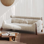 Load image into Gallery viewer, Modern Bouclé Upholstered Wooden Frame Lounge Sofa
