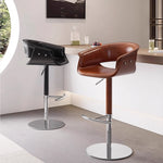 Load image into Gallery viewer, Modern Adjustable Swivel Bar Stool PU Leather Seat Gas Lift Height Adjustable Counter Bar Chair 1 Piece
