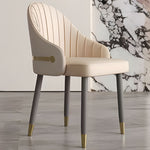 Load image into Gallery viewer, Set of 2 Modern Luxury Dining Chairs with Curved Backrest and Dual-Tone Upholstery
