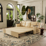 Load image into Gallery viewer, 83'' 3-Seater Pull-Out Sleeper Sofa with Storage &amp; USB Port
