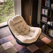 Modern Oversized Swivel Lounge Chair with Plush Cushion Deep Seat Accent Chair