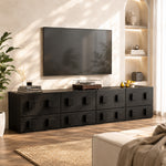 Load image into Gallery viewer, Retro Wood Bedside Table with Drawers for Bedroom
