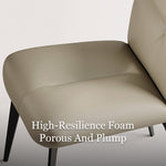 Load image into Gallery viewer, Modern Curved Leather Dining Chair 1-Piece Upholstered Accent Chair
