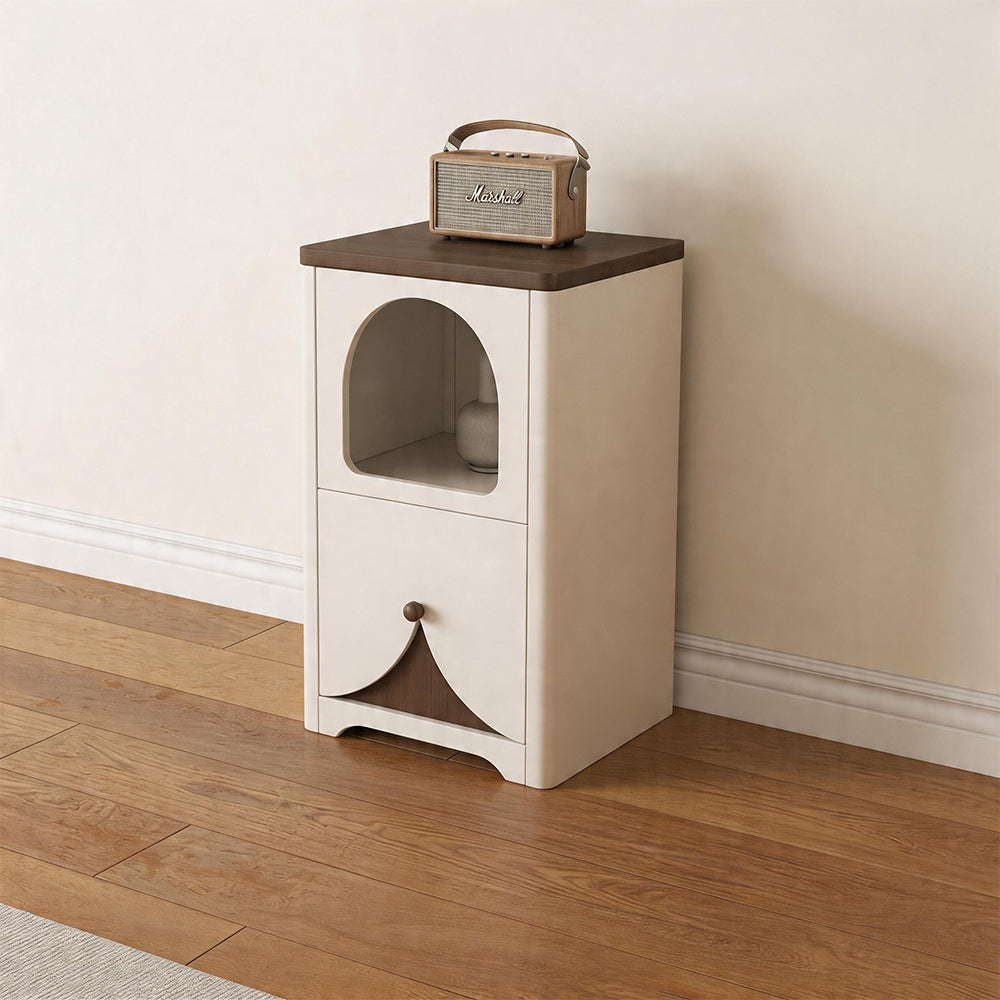 Modern Wooden Pet Friendly Storage Cabinet Coffee Table and TV Stand Set with Multi Functional Design