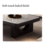 Load image into Gallery viewer, Modern Luxury Coffee Table with Marble Pattern Top and Black Accent Surface
