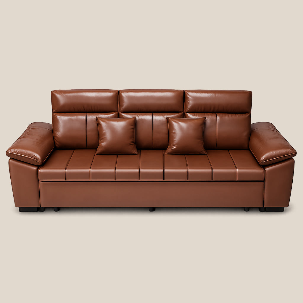 89.7'' Cat Scratch-Resistant Sofa Bed Hidden Storage Convertible Design Durable Comfort