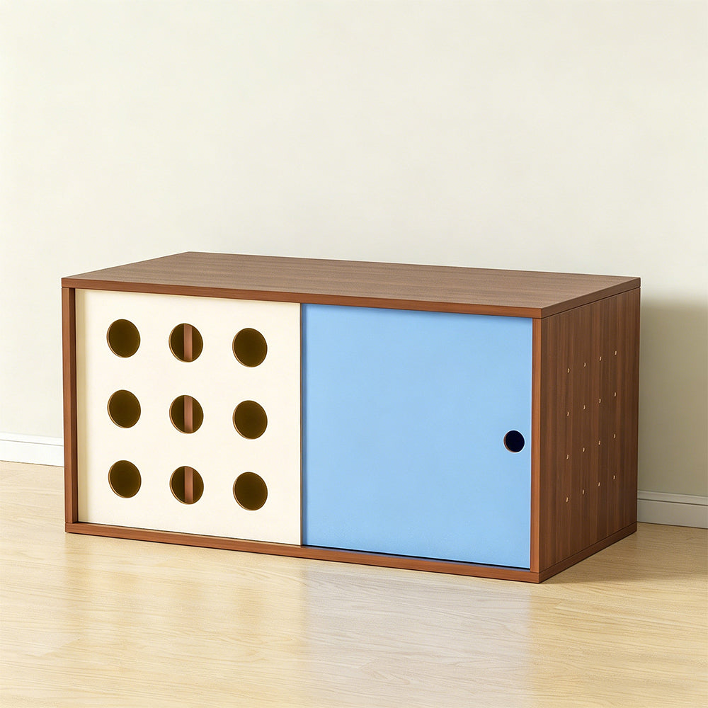 Modern Modular Storage Cabinet Pet Friendly Sideboard Multi Functional Cabinet
