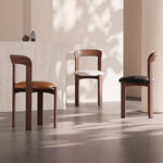 Load image into Gallery viewer, Set of 2 Modern Chic Solid Wood Frame Dinning Chair with Upholstered Cushion
