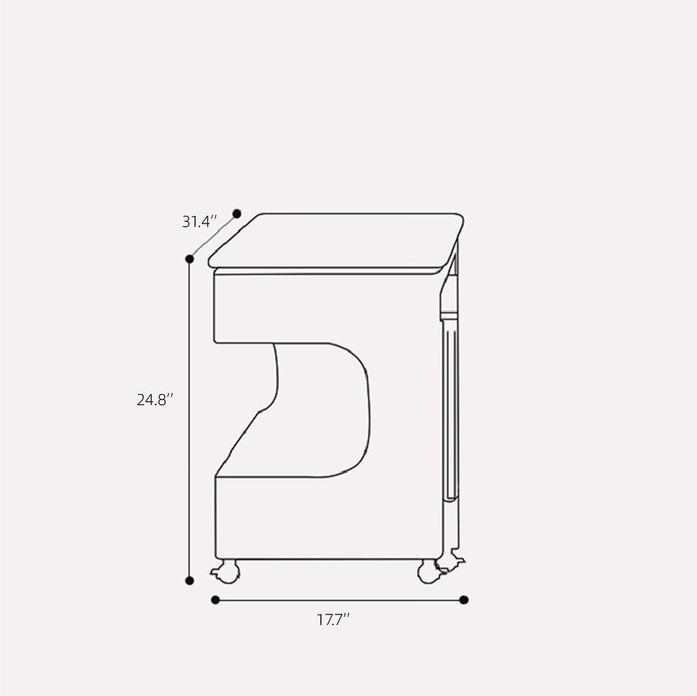 Modern Multi-Functional Coffee Table with Foldable Lift-Top Rotatable & Extendable Design
