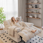 Load image into Gallery viewer, Electric Power Recliner Chair with Massage Heat Rocking Swivel &amp; Vibration
