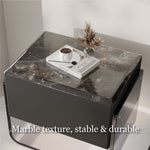Load image into Gallery viewer, Sleek Smart Nightstand with Acrylic Base and Motion Sensor LED Lighting
