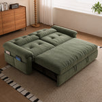 Load image into Gallery viewer, Modern Chenille Sofa Bed Convertible Couch with Storage Pockets
