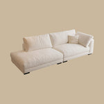 Load image into Gallery viewer, Modern Velvet Sofa Deep Seat Asymmetrical Design Removable Cover Couch
