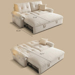 Load image into Gallery viewer, Modern Convertible Sofa Bed Tufted Fabric Sleeper Sofa Space Saving Pull Out Couch  Description
