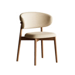 Load image into Gallery viewer, 2PCS Dining Chair Modern Ash Wood Frame Curved Backrest
