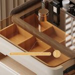 Load image into Gallery viewer, Functional Makeup Vanity Built-in Mirror Ample Storage Space-Saving Design
