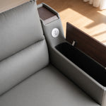 Load image into Gallery viewer, 83'' 3-Seater Pull-Out Sleeper Sofa with Storage &amp; USB Port
