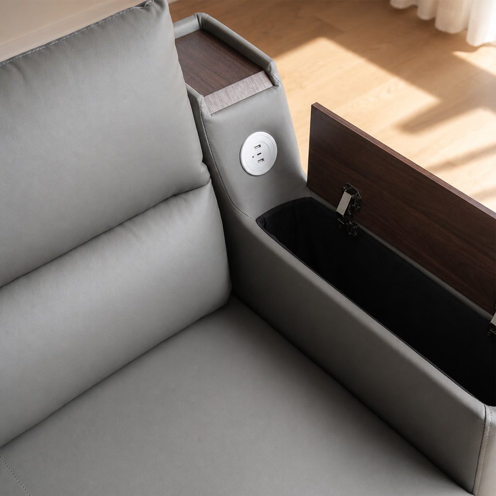83'' 3-Seater Pull-Out Sleeper Sofa with Storage & USB Port