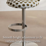 Load image into Gallery viewer, Modern Upholstered Adjustable Bar Stool with Petal Back 1 Piece
