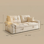 Load image into Gallery viewer, Modern Convertible Sofa Bed Tufted Fabric Sleeper Sofa Space Saving Pull Out Couch  Description

