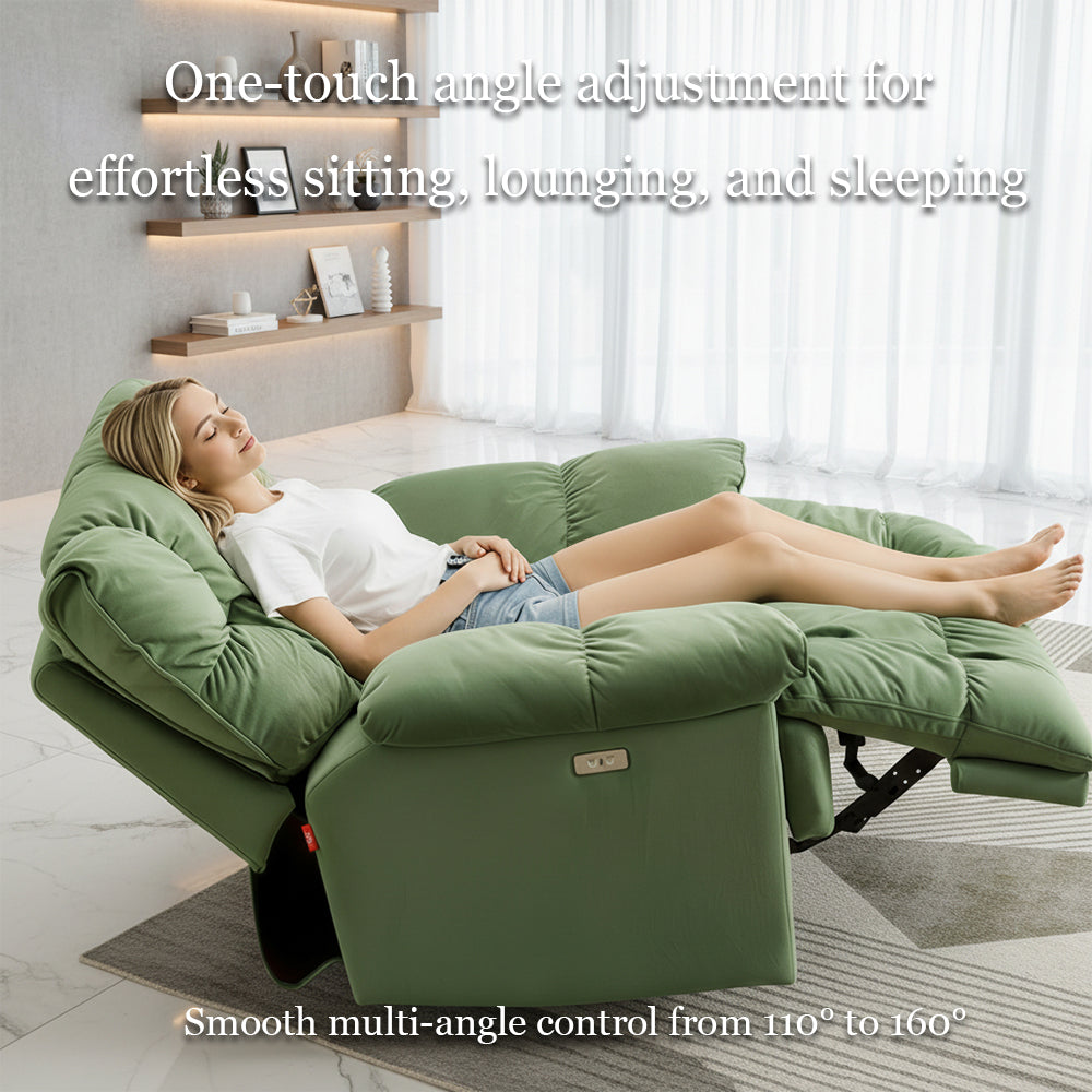 Electric Power Recliner Chair with Massage Heat Rocking Swivel & Vibration