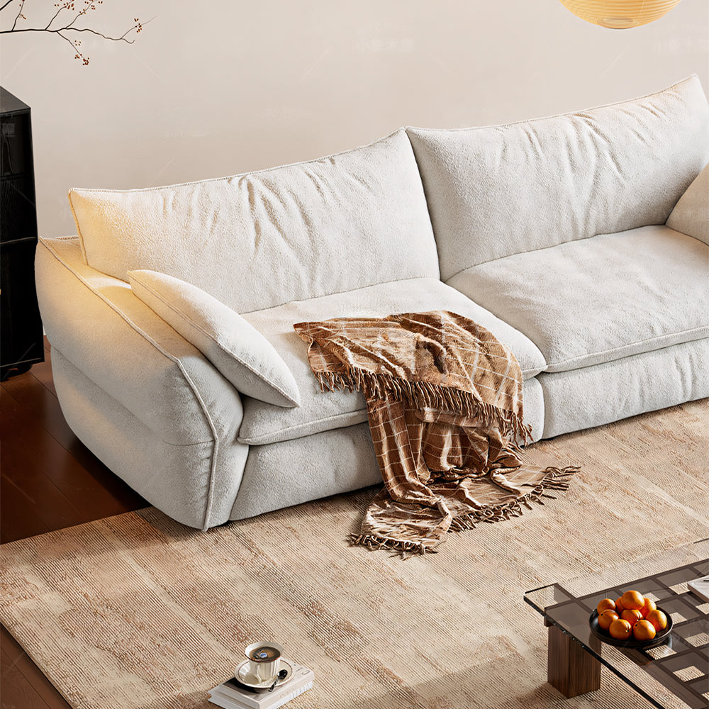Modern Cloud Chenille Loveseat Removable Cover Deep Seat Sofa Pet Friendly