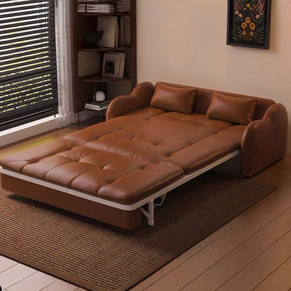 Modern Extendable Sofa Bed with Pull-Out Sleeping Platform