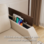 Load image into Gallery viewer, 83'' Modern Convertible Sofa Bed with Storage Contemporary Upholstered Sleeper Sofa
