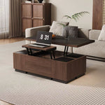 Load image into Gallery viewer, Modern Lift-Top Multifunctional Coffee Table with Storage &amp; Dining Function
