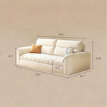 Load image into Gallery viewer, Convertible Sofa Bed Storage Drawer Soft Velvet Upholstery Solid Wood Frame
